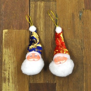 Pequenas Cabe&ccedil;as de Pai Natal (24 un.)
