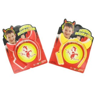 Diadema de Cornos de Diabo com LED (6 un.)