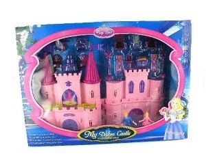 Conjunto de Brinquedo Castelo de Sonho com Príncipe e Princesa