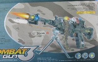 Metralhadora de Brinquedo Combat - 56 cm