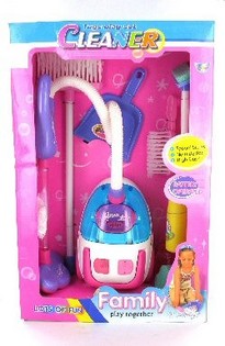 Aspirador de Brinquedo Grande com Conjunto de Limpeza