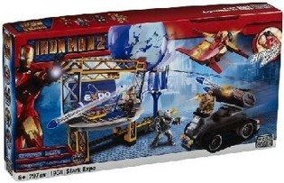 CONJUNTO DE JOGO MEGABLOKS IRON MAN 2 STARK EXPO