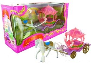 Carruagem com Cavalo de Brinquedo "Fantasy Wagon"