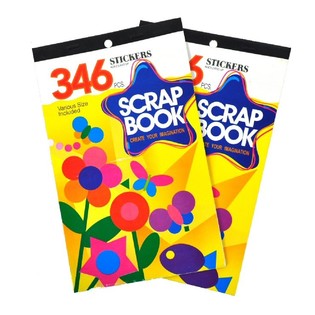 Livros de Autocolantes SCRAP BOOK (12 un.)