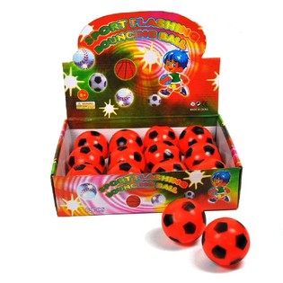 Bolas Saltitonas de Futebol com Luz Mundial (12 un.)
