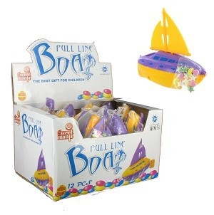 Barco de Brinquedo com Corda e Doces (12 un.)