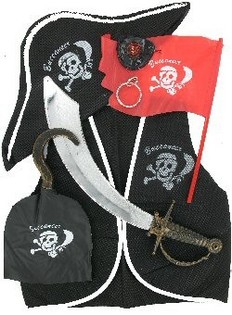 Kit de Disfarce de Pirata para Crian&ccedil;as (Pack de 2)