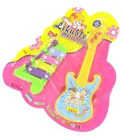 CONJUNTO MUSICAL DE BRINQUEDO EM CART&Atilde;O (6 un.)