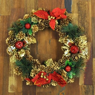 Coroa de Natal de Luxo