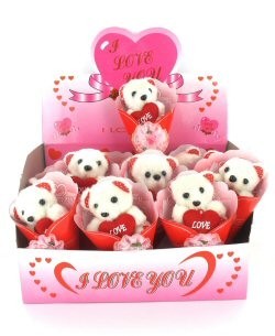 URSO I LOVE YOU EM EXPOSITOR (12 un.)