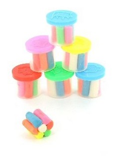 6 Mini Potes de Plasticina em Saco (6 un.)