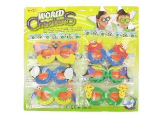&Oacute;CULOS DE ESPUMA PARA CRIAN&Ccedil;AS - MIX no CART&Atilde;O (6x6 Cart.)