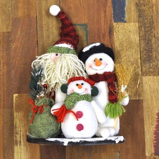 FAM&Iacute;LIA DE DECORA&Ccedil;&Atilde;O DE NATAL DE LUXO (1 un.)