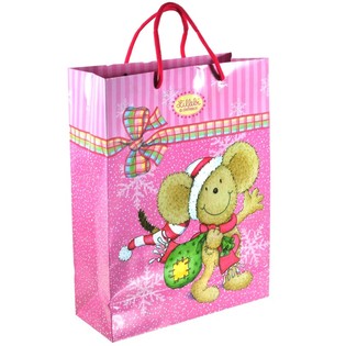 SACOS DE EMBALAGEM DE NATAL 10 x 25.5 x 33.5 CM (6 unid.)