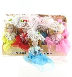 PEQUENAS BONECAS DE PORCELANA - MODELO 3 (12 un.)
