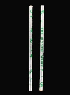 L&Aacute;PIS DE MADEIRA PRATA/VERDE (144 un.)