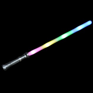 SABRE DE LUZ STAR WARS LUMINESCENTE COM M&Uacute;SICA (2 un.)