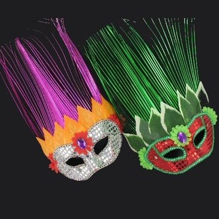 M&Aacute;SCARA DE FESTA COM ANTENAS LONGAS (11 un.)