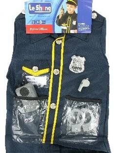 Kit de Disfarce de Pol&iacute;cia para Crian&ccedil;as