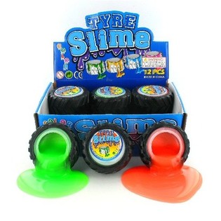 SLIME EM PNEU DE CARRO (12 un.)