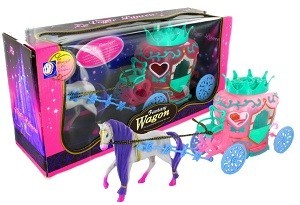CARRUAGEM FANTASY COM LUZ E M&Uacute;SICA
