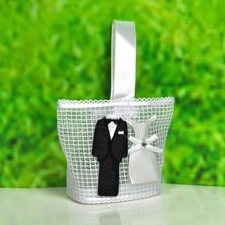 Saquinhos de Casamento para Lembran&ccedil;as (12 un.)