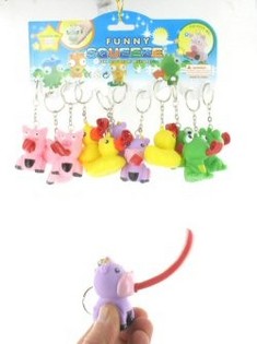 Porta-chaves Animais com L&iacute;ngua (12 un.)