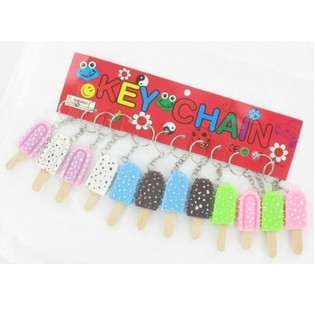 Porta-chaves em forma de gelado de gelo (12 un.)