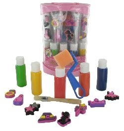 Kit de Carimbos e Pintura para Meninas - Modelo 1