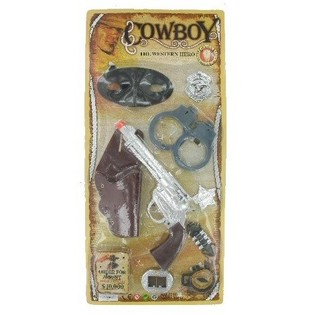 Grande Set de Cowboy em Cartão (6 un.)