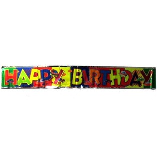 FAIXA HAPPY BIRTHDAY (15 unid.)