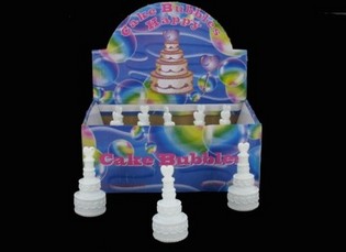 Bolas de Sabão para Casamento - Modelo de Bolo (24 un.)