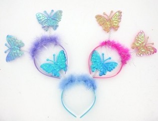 Diadema com Borboletas (12 un.)
