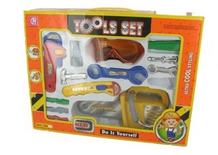 Grande Conjunto de Ferramentas de Brinquedo