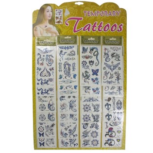 TATUAGENS TEMPOR&Aacute;RIAS EM CART&Atilde;O (24 un.)