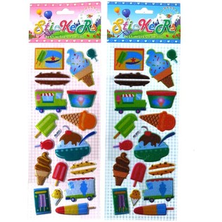 Folhas de Autocolantes de Gelado (2x20 un.)