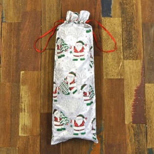 Saco de Luxo para Garrafa de Vinho de Natal (12 un)
