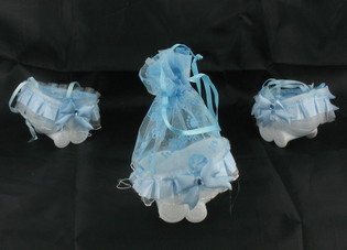 CARRINHO DE BEB&Eacute; DECORATIV - AZUL BEB&Eacute; (20 un.)