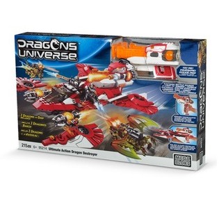 Mega Bloks Ultimate Action Dragon Destroyer - Conjunto de Construção