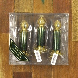 3 Velas Decorativas para &Aacute;rvore de Natal com Clip (6 un.)