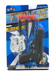 Set de Pol&iacute;cia em Cart&atilde;o (10 unid.)