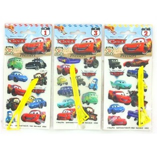 DECALCOMANIAS / DECALQUES DISNEY CARS (24 un.)