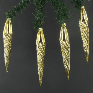 PENDENTES DE NATAL EM CAIXA DOURADOS (6 un.)