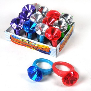 Pulseira Anel Luminosa Grande Bling Bling (12 un.)