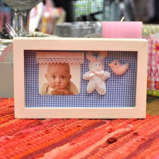 Moldura 3D de madeira para quarto infantil - Modelo 3 (6 un.)