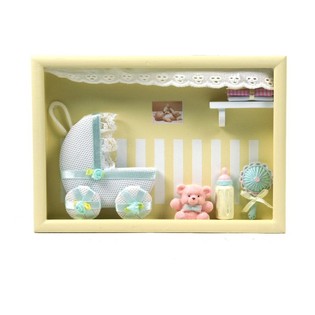 Decora&ccedil;&atilde;o de parede 3D para quarto infantil - Modelo 1 (6 unid.)