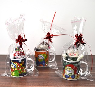 Caneca de Natal com Boneco de Neve de Peluche Conjunto de Oferta