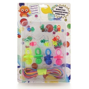 Kit de Trabalhos Manuais Cria o teu Colar de Chupetas (12 un.)