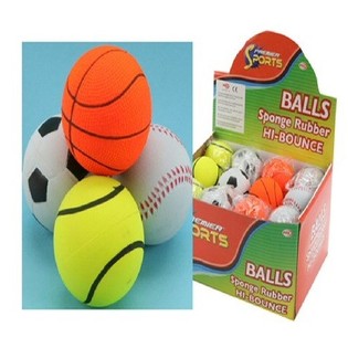 Bolas Saltitonas de Desporto em Display (24 un.)