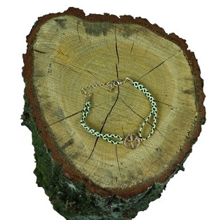 Pulseira tran&ccedil;ada (1 un.)